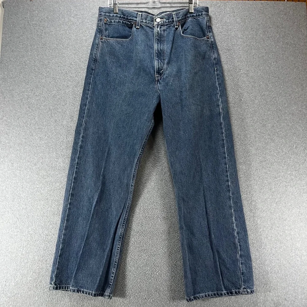 Levi's Jeans 550 Mens 36x30 Blue Denim Relaxed Fit Vintage 90s Style